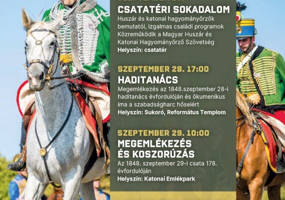 Izgalmas programok, hagyományőrzés, egész napos családi élmény Pákozdon