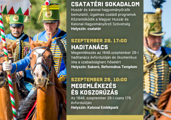 Izgalmas programok, hagyományőrzés, egész napos családi élmény Pákozdon